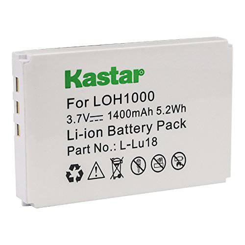 Kastar 배터리 교체용 for 로지텍 Harmony 1000 범용 리모컨, 원격, Harmony 1100 1100i 범용 리모컨, 원격, RLI-002-1.3, 로지텍 L-LU