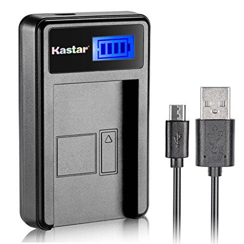 Kastar 배터리 (X2)&  LCD 슬림 USB 충전 for 소니 NP-FP51 NP-FP50 and DCR-30 DVD105 DVD203 DVD305 DVD92 HC20 HC21 HC26 HC30 HC32 HC36 HC40 HC42 HC46 HC65 HC85 HC96 SR40 SR60 SR80 SR100 TRV460E