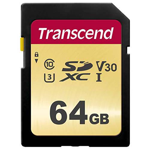 Transcend TS64GSDC500S-E 64GB UHS-I U3 SD 메모리 카드 MLC