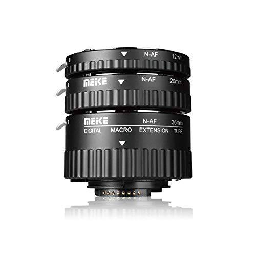 MEIKE N-AF1-A Macro 전자제품 마운트 오토 Foucs Macro 메탈 연장 Tube 어댑터 for Nikon DSLR 카메라 D80 D90 D300 D300SD800 D3100 D3200 D5000 D5100 D5200 D7000 D7100 etc