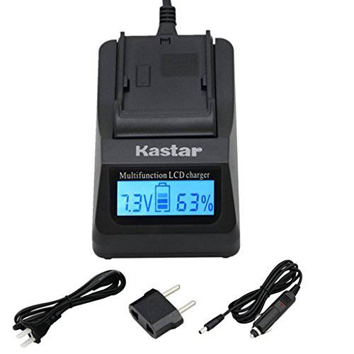 Kastar LCD 이중 고속 충전기+ 2 x 배터리 for 캐논 BP-511, BP-511A, BP511, BP511A&  EOS 5D, 10D, 20D, 30D, 40D, 50D, 디지털 Rebel 1D, D60, 300D, D30, Kiss Powershot G5, 프로 1, G2, G3, G6, G1, Pro90