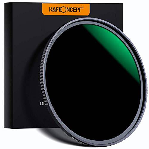 K&F Concept 86mm ND1000 (10 Stop) ND 렌즈 필터, Fixed 중성 농도 필터 HD 18 레이어 슈퍼 슬림 Multi-Coated 글래스 Nano-X MRC Series for 카메라 렌즈