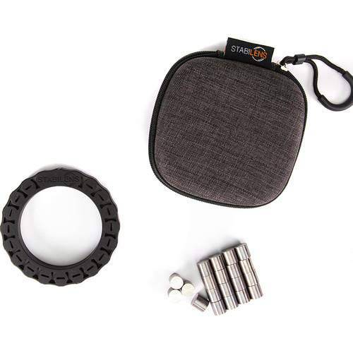 StabiLens 스타터 Kit, Includes 짐벌 Ring, 10x Tungsten Alloy 무게