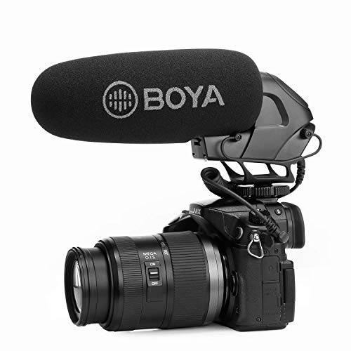 BOYA Super-Cardioid On-카메라 영상 샷건 마이크,마이크로폰 방송 Interviewing 콘덴서 카메라 DSLR 마이크,마이크로폰