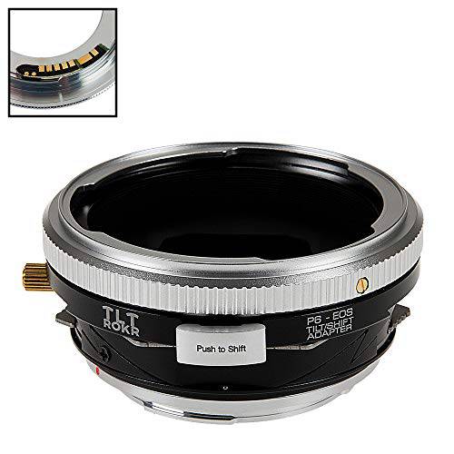 Fotodiox  프로 TLT ROKR - 틸트/ 시프트 렌즈 마운트 어댑터 호환가능한 Pentacon 6 (Kiev 66) 렌즈 to 캐논 EOS (EF, EF-S) 마운트 D/ SLR 카메라 바디 -  Gen10 포커스 Confirmation 칩