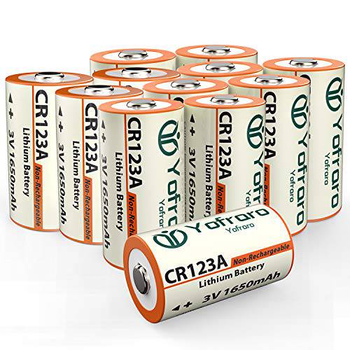 3V CR123A 리튬 Batteries 12 Pack, 1650mAh Non-Rechargeable CR123A 배터리 for 디지털 Cameras, Simplisafe 알람 System, Flashlights, Smoke Detector, 모션 Detector, Medical 장비