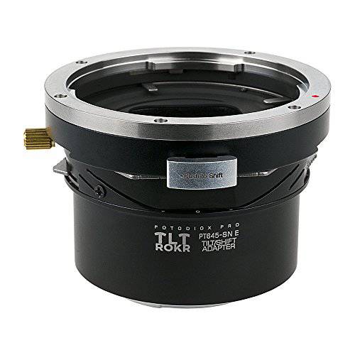 Fotodiox 프로 TLT ROKR - Tilt/ 시프트 렌즈 마운트 어댑터 for Pentax 645 (P645) 마운트 SLR Lenses to 소니 Alpha E-Mount 미러리스 카메라 바디