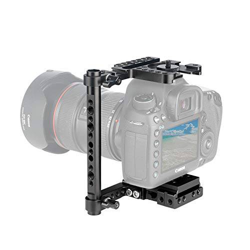 NICEYRIG  카메라 1/2,하프 케이지 for 소니 A7RIII A7III A7SII A7II/  파나소닉 GH5 GH5S G9 G85/  캐논 EOS R RP M50 M5/ Nikon Z6 Z7-231