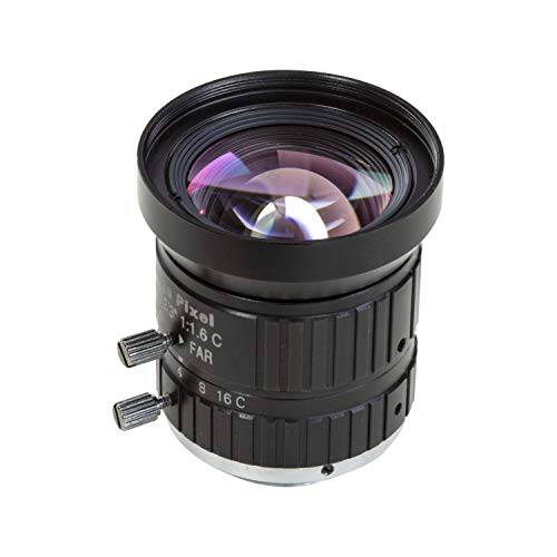 Arducam C-Mount 렌즈 for 라즈베리 파이 HQ 카메라, 8mm Focal Length with 수동 포커스 and 조절가능 조리개