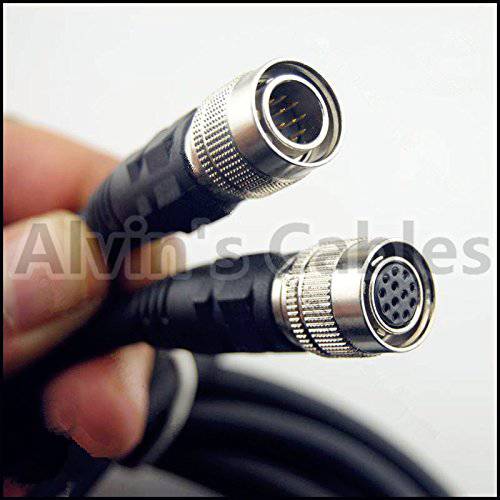 Alvin’s Cables 12 핀 Hirose Male to 12 핀 Hirose Female 동축, Coaxial,COAX 케이블 for 소니 카메라 컴퓨터 네트워크 10M
