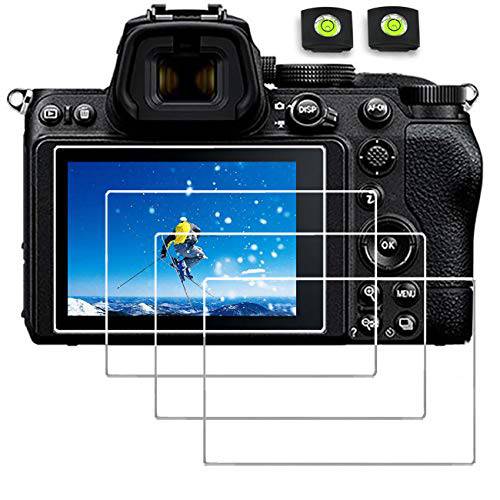 글래스 화면보호필름, 액정보호필름 호환가능한 니콘 Z 5 Z5 (Not z50) 카메라, debous Anti-scratch 강화유리 하드 보호 필름 커버 (4pack), 포함 2 핫 show 레벨 커버