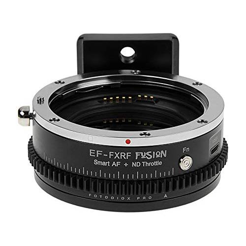 Vizelex 퓨전 ND 조절판 스마트 렌즈 어댑터 호환가능한 캐논 EOS EF and EF-S 렌즈 to 후지필름 X-Mount 카메라