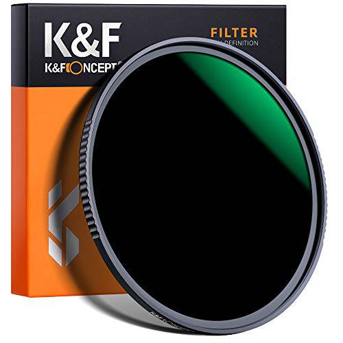 K&F Concept 43mm ND8 to ND128 가변 뉴트럴 농도 필터 슬림 페이더 ND 필터 43mm 3-Stop to 7-Stop 카메라 렌즈 NO X 스팟, 나노텍, Ultra-Slim, Weather-Sealed