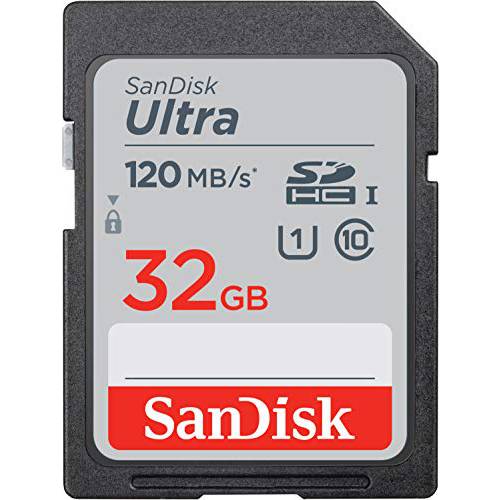 SanDisk 32GB 울트라 SDHC UHS-I 메모리 카드 - 120MB/ S, C10, U1, 풀 HD, SD 카드 - SDSDUN4-032G-GN6IN