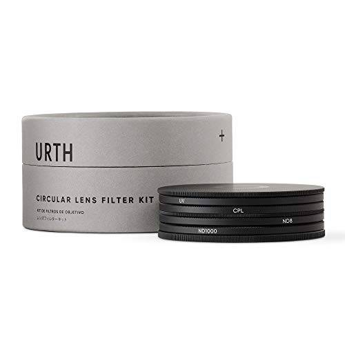 Urth X Gobe 62mm UV, 원형 편광판 (CPL), ND8, ND1000 렌즈 필터 키트 (플러스+ )