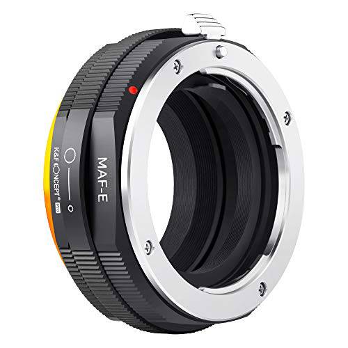 K&F Concept  렌즈 마운트 어댑터 소니 알파 미놀타 AF A-Type 렌즈 to 소니 NEX E-Mount 미러리스 카메라 Matting 바니쉬 디자인
