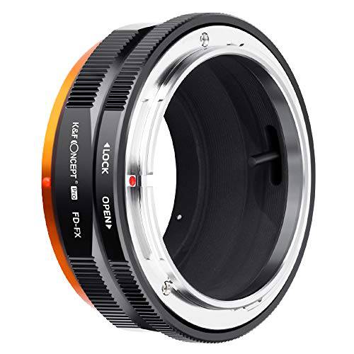 K& F Concept 렌즈 마운트 어댑터 호환가능한 캐논 FD FL 렌즈 to 후지필름 후지 X-Series X FX 마운트 미러리스 카메라 Matting 바니쉬 디자인 후지 XT2 XT20 XE3 XT1 X-T2