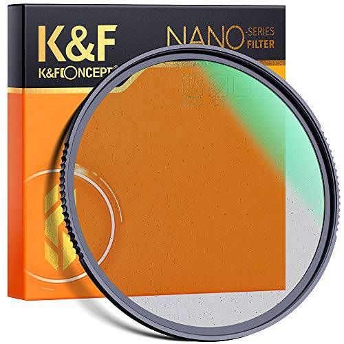 K& F Concept Nano-X 77mm 블랙 소프트 1/ 8 스페셜 효과 필터, 더블 사이드 Multi-Coated 블랙 Cine 디퓨전 이펙트 필터 방수/ 스크레치 방지 카메라 렌즈
