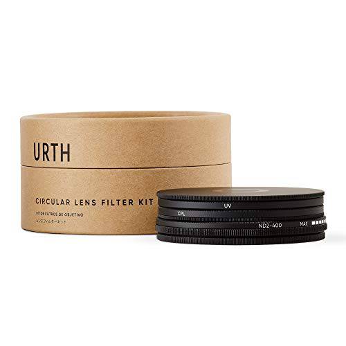 Urth x Gobe 58mm UV, 원형 편광판 (CPL), ND2-400 렌즈 필터 키트