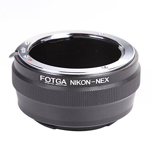 FocusFoto FOTGA 어댑터 링 니콘 F AI 렌즈 to 소니 E-Mount 미러리스 카메라 NEX-5R 5T NEX-6 NEX-7 a7 a7S a7R a7II a7SII a7RII a6500 a6300 a6000 a5100 a5000 a3500 NEX-FS700 VG30 VG900 PXW-FS7