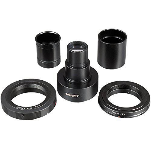 AmScope CA-CAN-NIK-SLR 캐논 and 니콘 SLR/ DSLR 카메라 어댑터 현미경