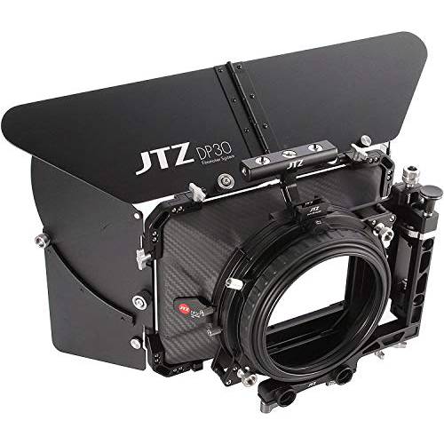 Foto4easy 카본 파이버 매트 박스, JTZ DP30 4x4 Swing-Away 매트 박스 15mm/ 19mm 로드 레일 리그 소니 FS5 FS7 ARRI 레드 캐논 C100 C200 C300 BM D 블랙매직 BMPCC BMCC 포켓 시네마 파나소닉 카메라