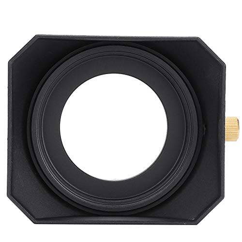 Qiilu 사각 렌즈 후드 쉐이드, 악세사리 캠코더 디지털 DV and 디지털 비디오 카메라 렌즈 Filter(52mm)