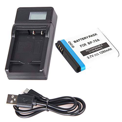 배터리 팩 and LCD USB 여행용 충전기 삼성 TL105, TL110, TL205 디지털 카메라
