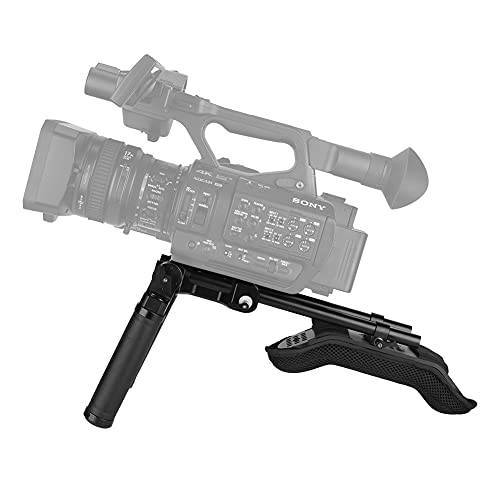 NICEYRIG 15mm 로드 레일 숄더 리그 시스템 사용가능한 캐논 C300 C100, 소니 FX9 FS5 FS7, 레드 DSMC2 시네마 캠코더 and 미러리스 카메라 ARRI Rosette 마운트 베이스플레이트 - 410