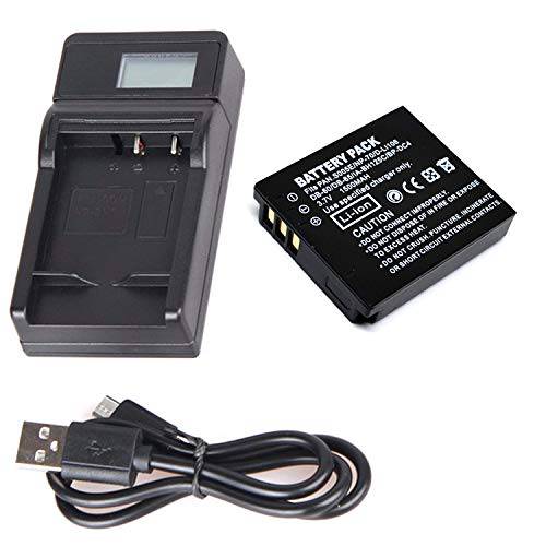 배터리 팩 and LCD USB 여행용 충전기 파나소닉 루믹스 DMC-LX1, DMC-LX2, DMC-LX3 디지털 카메라