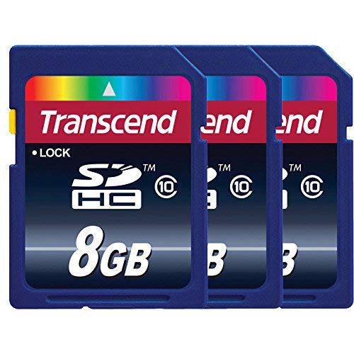 3 x 트렌센드 Sd 카드 8 GB Class 10