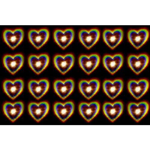 홀로그램 Hearts 필름 사이즈 A5 Bokeh 카메라, 글라스, Heart 이펙트 필터 DIY 아트 사진촬영용