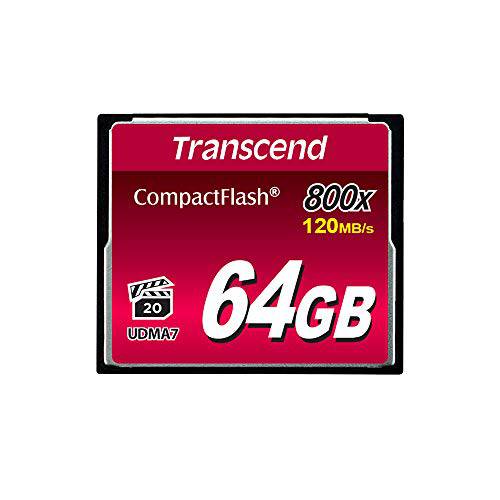 트렌센드 64GB CompactFlash 메모리 카드 800x (TS64GCF800)