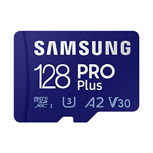 삼성 프로 플러스+  리더, 리더기 128GB microSDXC Up to 160MB/ s UHS-I, U3, A2, V30, 풀 HD& 4K U HD (MB-MD128KB/ AM)