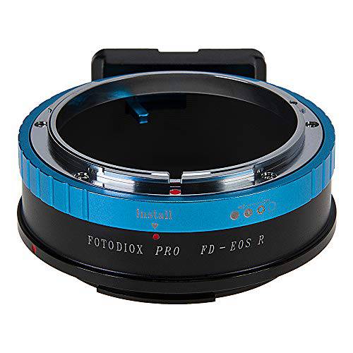 Fotodiox 프로 렌즈 마운트 어댑터 호환가능한 캐논 FD& Fl 35mm SLR 렌즈 to 캐논 RF (EOS-R) 마운트 미러리스 카메라 Bodies