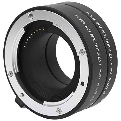 오토 포커스 매크로 연장 튜브 세트 10mm 16mm 오토포커스 Closeup 어댑터 링 호환가능한 EOS EFM 마운트 카메라