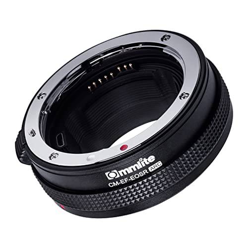 Commlite cm-EF-EOSR ARC AF 렌즈 마운트 어댑터 호환가능한 캐논 EF/ EF S 렌즈 to EOS R RP R5 R6 RF 카메라 Built-in 전자제품 컨트롤 링
