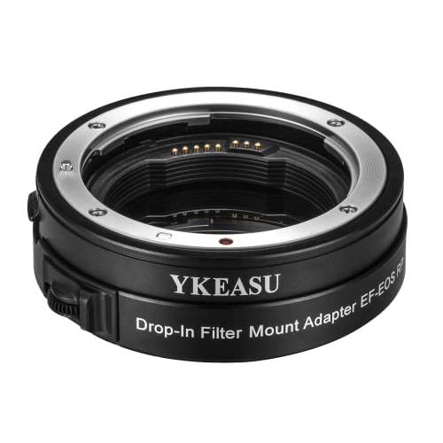 Ykeasu Drop-in 필터 마운트 어댑터 EF-EOS R 가변 ND 필터 호환가능한 캐논 EF/ EF-S 렌즈 to 캐논 EOS R RP R5 R6 시리즈 카메라