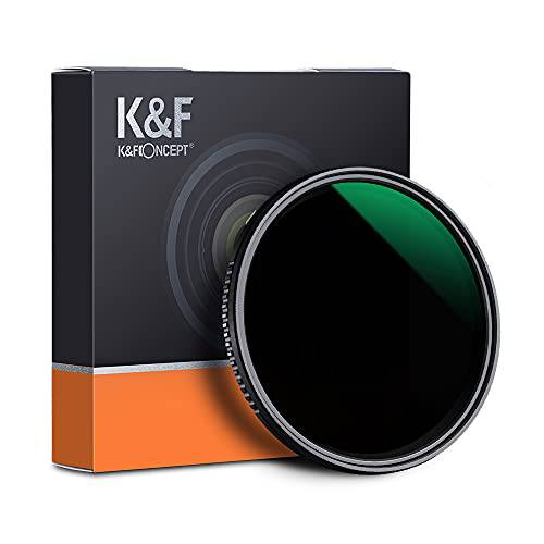 67mm ND 필터 K& F Concept, 가변 중성 농도 필터 ND8-ND2000 (3-11 스탑), Japan 광학 글래스 멀티 Nano-Coating 방수 슈퍼 슬림