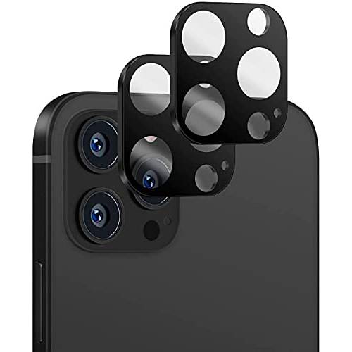 SaharaCase ZeroDamage FlexiGlass HD 카메라 렌즈 보호 [2-Pack] 애플 아이폰 13 프로 맥스 6.7” (2021) Anti-Scratch& Anti-Fingerprint 간편 설치