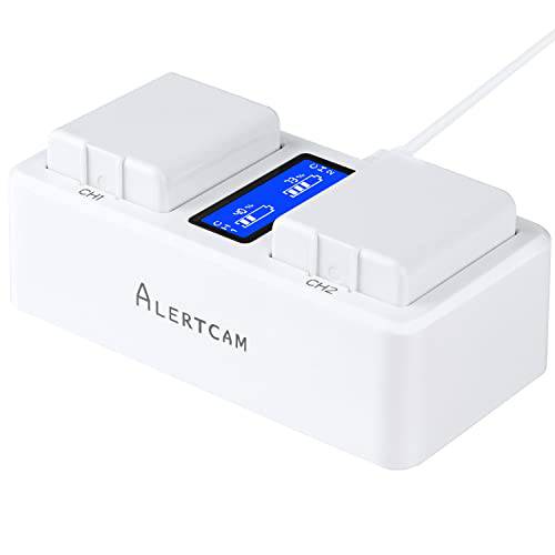 ALERTCAM 배터리 충전기 스테이션 Arlo, 디지털 LED 스크린 듀얼 충전기 스테이션 호환가능한 Arlo 프로/ 프로 2/ 고 카메라 (배터리 NOT 포함)