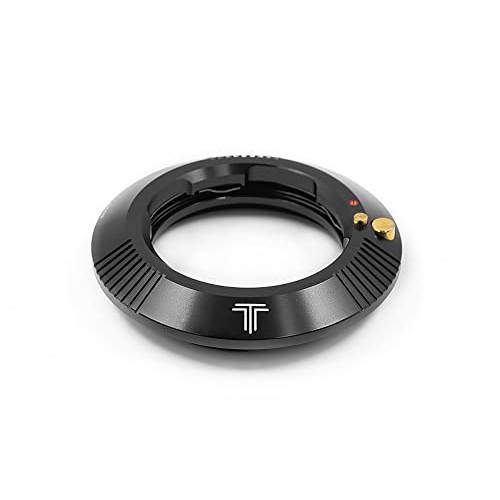 TTArtisan 라이카 M 렌즈 to Z/ R/ L/ E/ GFX/ X1D/ 후지 마운트 카메라 렌즈 어댑터 (M-R 어댑터, 블랙)
