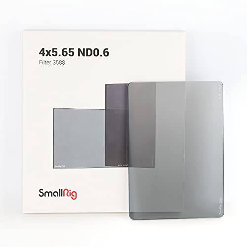 SmallRig 4 x 5.65 ND 필터 1.2/ 4 정지, 143 x 101 x 4mm 사각 필터, 호환가능한 매트 박스 - 3589