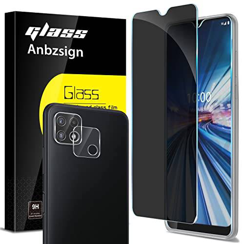 Anbzsign Designed 부스트 Celero 5G (2021) [2 Pack]Camera 렌즈 보호 and [2 팩] 프라이버시 화면보호필름, 액정보호필름, Anti-Spy 9H 강도 강화유리