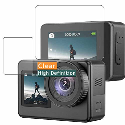Vaxson 4-Pack 화면보호필름, 액정보호필름, 호환가능한 AKASO Brave 7 액션 카메라 TPU 필름 프로텍터 스티커 [ Not 강화유리 ]