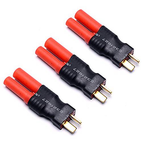 Readytosky Deans Male to HXT 4mm 커넥터 No Wires RC 리포 배터리 커넥터 Adapters(3PCS)