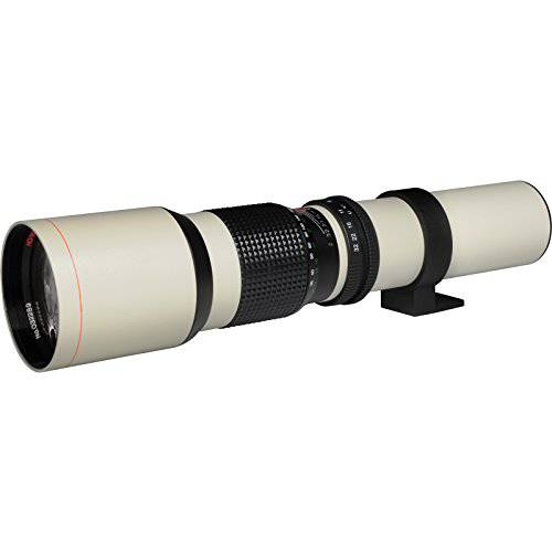 Vivitar 500mm f/ 8.0 망원 렌즈 (T Mount) (White)