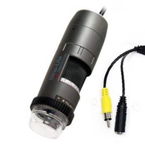 Dino-Lite RCA 디지털 현미경 AM5212NZT- 960 x 480 Resolution, 20x - 220x Optical Magnification, 유극 Light, Microtouch