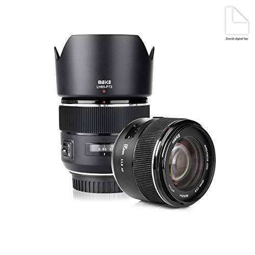 Meike 85mm f1.8 라지 조리개 풀 프레임 오토 포커스 망원 렌즈 for 캐논 EOS EF 마운트 카메라 호환가능한 with APS C Bodies Such as 1D 5D3 5D4 6D 7D 70D 550D 80D