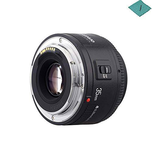 YONGNUO YN35mm F2 렌즈 1:2 AF/ MF Wide-Angle Fixed/ 프라임,고급 오토 포커스 렌즈 호환가능한 with 캐논 EF 마운트 EOS 카메라